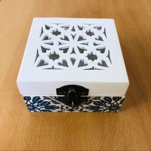 NWT Hand Crafted Embellished Jewelry Box